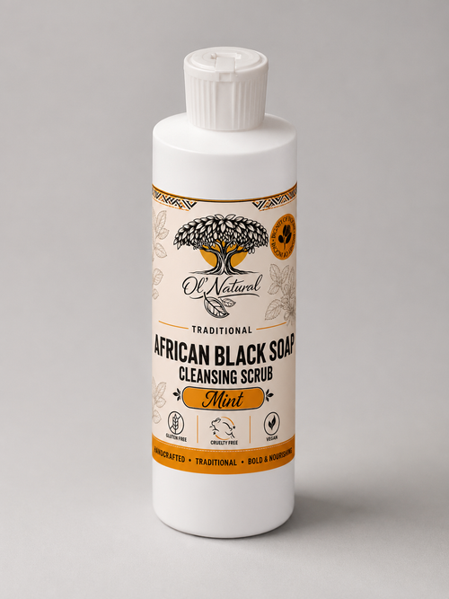 Ol' Natural African Black Soap Cleansing Scrub